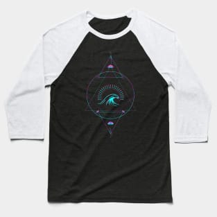 Synthwave Starline Baseball T-Shirt